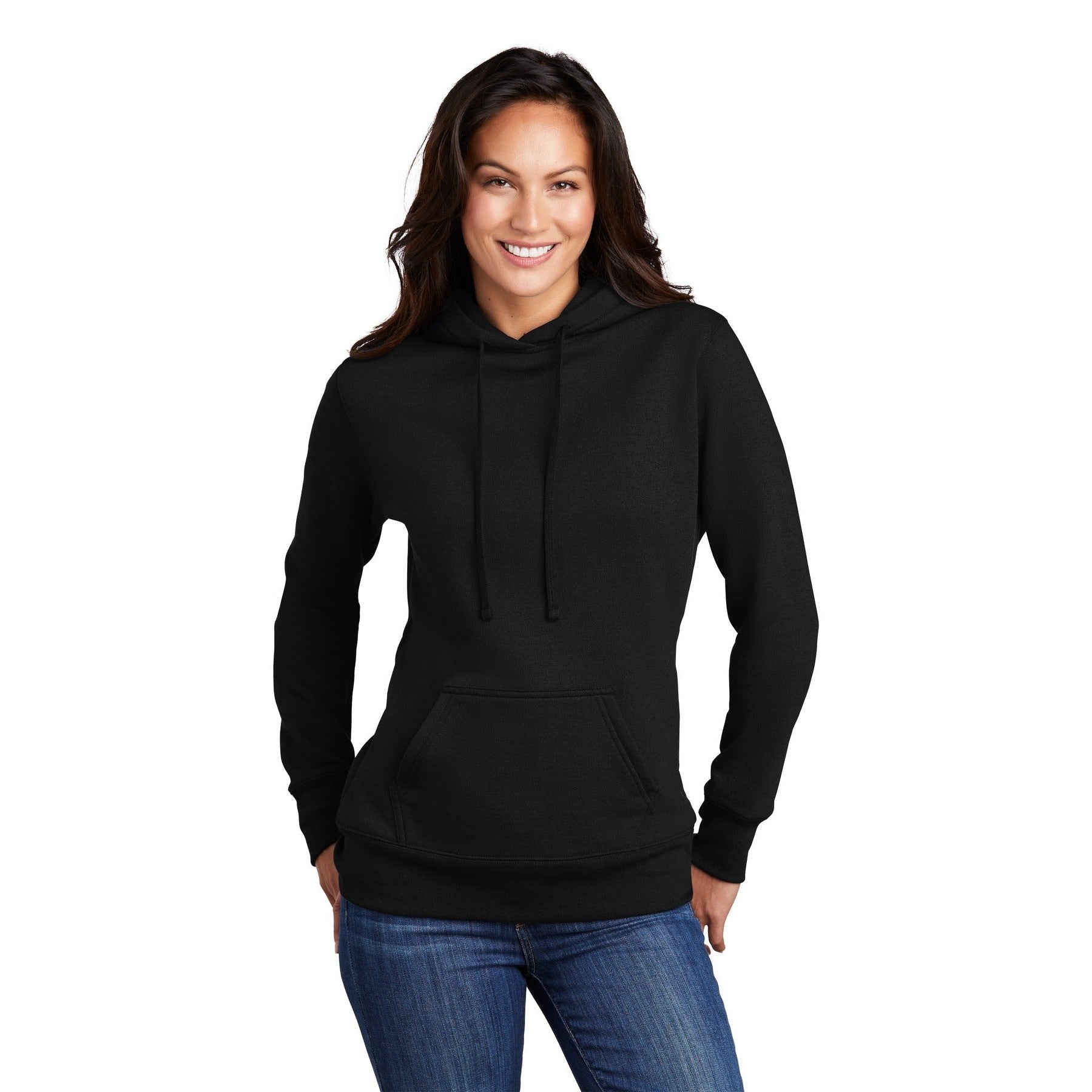 Port & Company-Port & Company ® Women's Core Fleece Pullover Hooded Sweatshirt LPC78H-MedTech-6